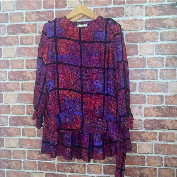 Celine Vintage Retro Multi colored, abstract print, 2piece set, top & skirt - Picture 11 of 14